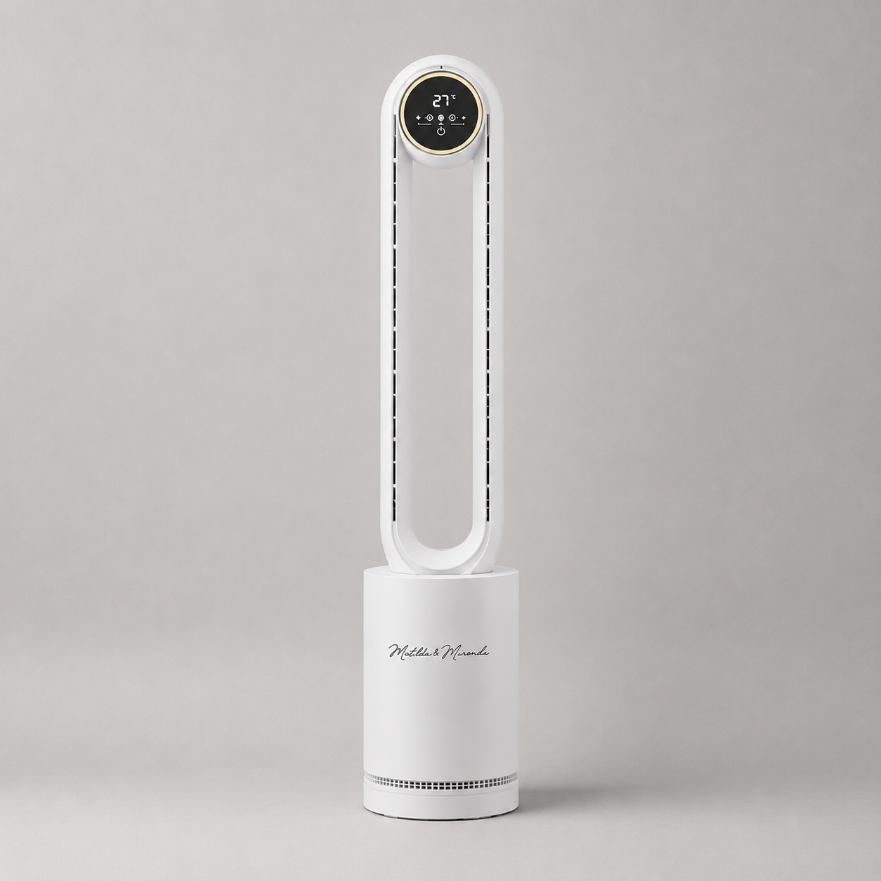 Portable Bladeless Water-Cooled Air Cooler- COOLED MOON WHITE