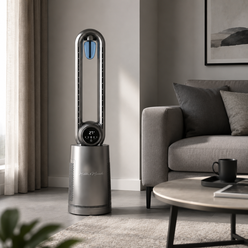 Portable Bladeless Evaporative Air Cooler-