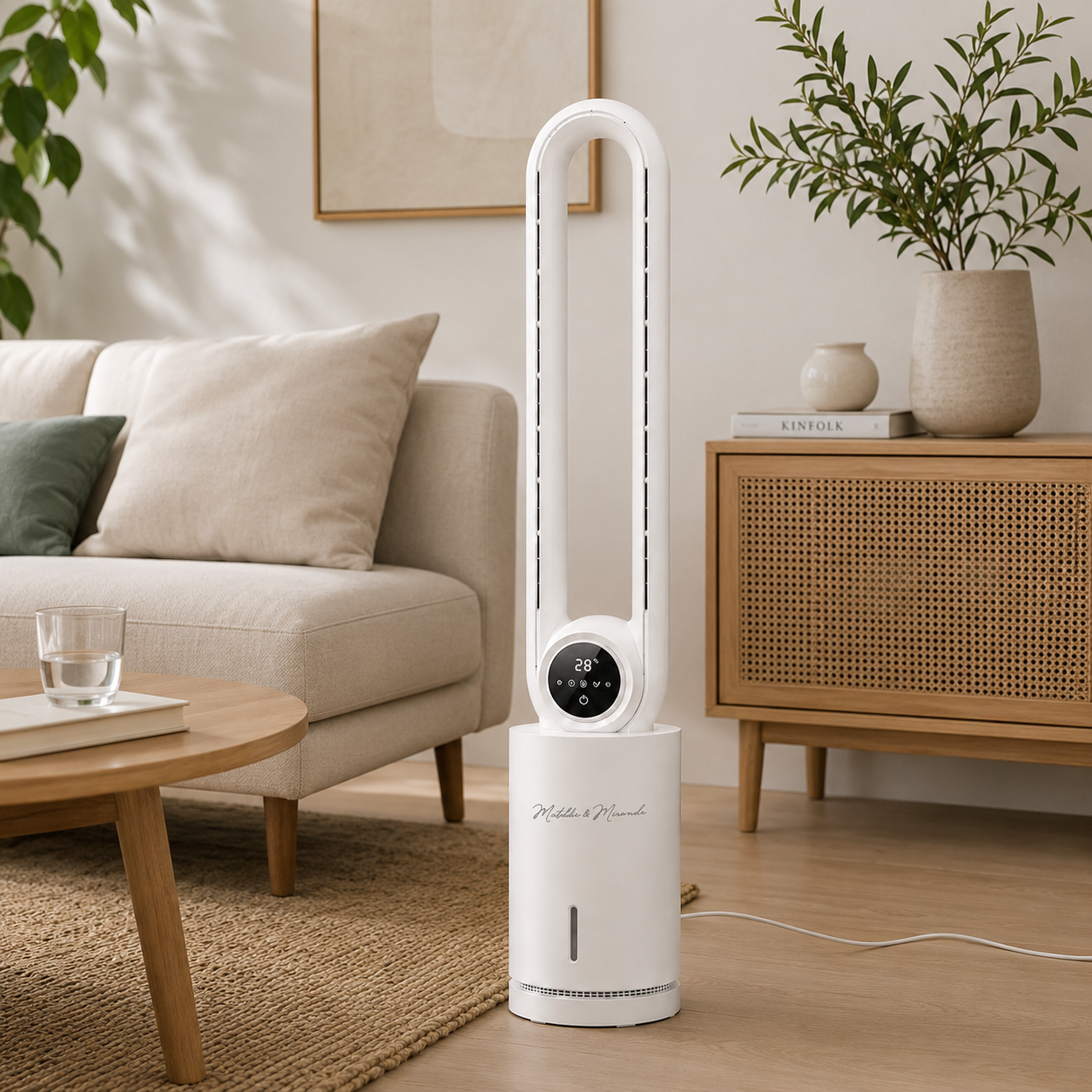 Portable Bladeless Water-Cooled Air Cooler
