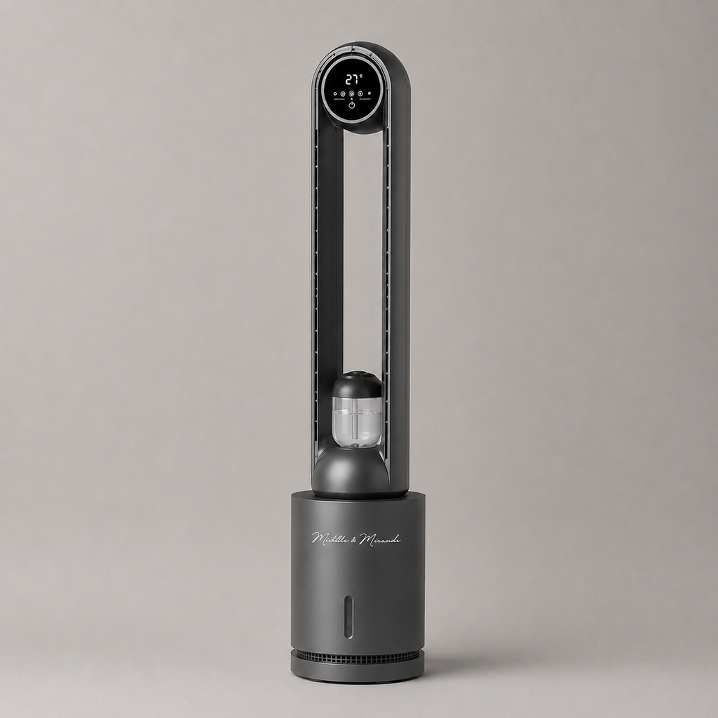 Portable Bladeless Water-Cooled Air Cooler (Voice & Remote Control Model)