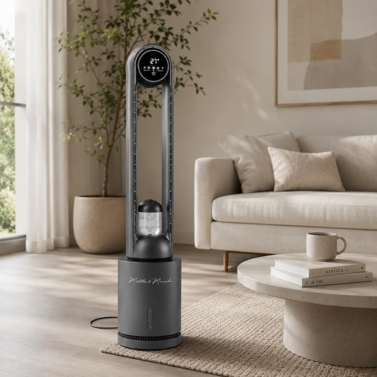 Portable Bladeless Water-Cooled Air Cooler