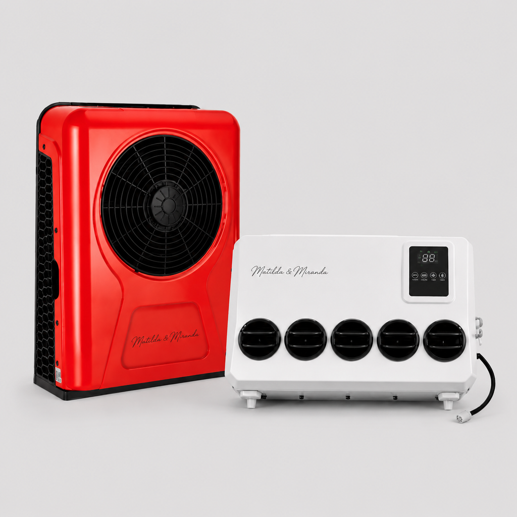 Treeligo | Universal 12V Vehicle Air Conditioner - RED