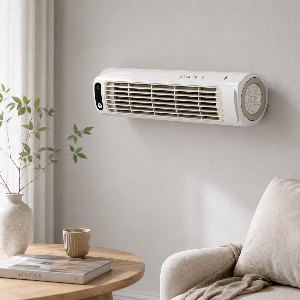 Cooling Ace | Portable Wall-Mounted Air Cooling Fan - WHITE