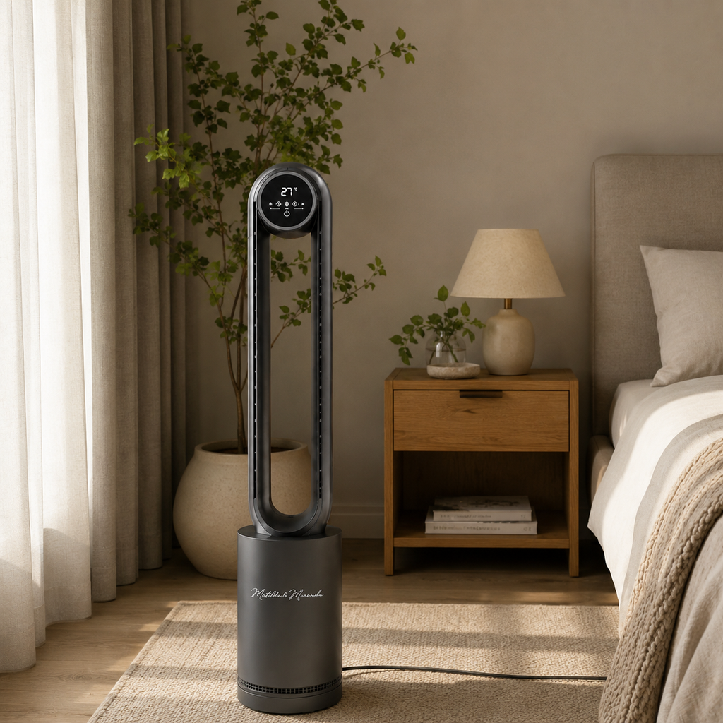 Portable Bladeless Water-Cooled Air Cooler- SPACE GRAY