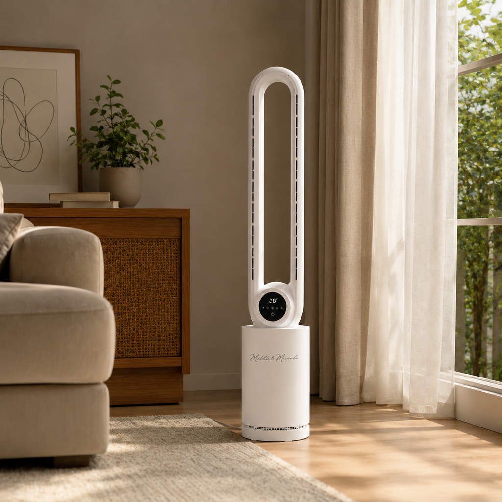 Portable Bladeless Evaporative Air Cooler