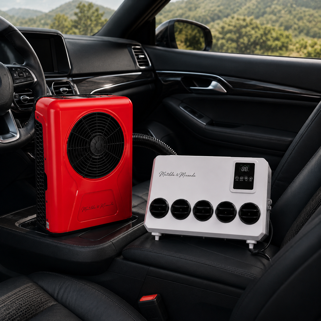 Treeligo | Universal 12V Vehicle Air Conditioner - RED