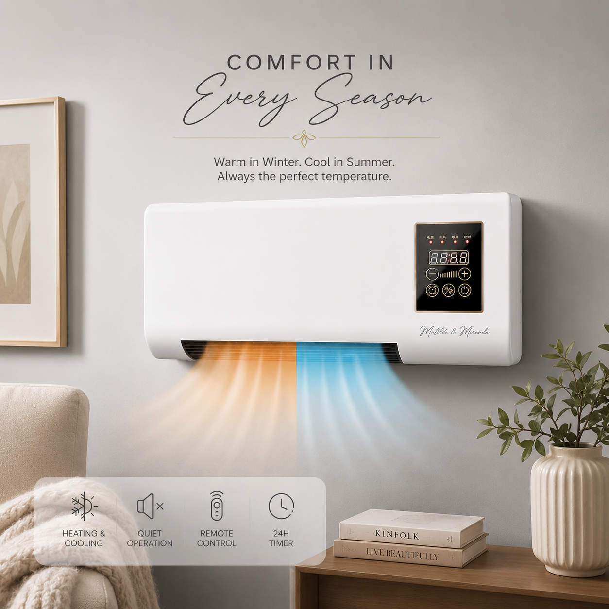 ArcticAir Pro | Portable Wall-Mounted Air Conditioner & Heater
