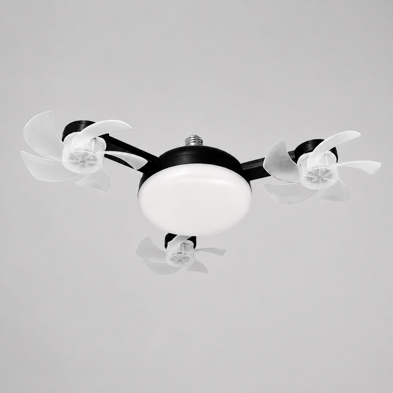 AuraGlow | 2-in-1 Ceiling Fan with LED Light &amp; E27 Socket