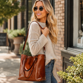 Victoria | Elegant Oil-Finish Tote Bag