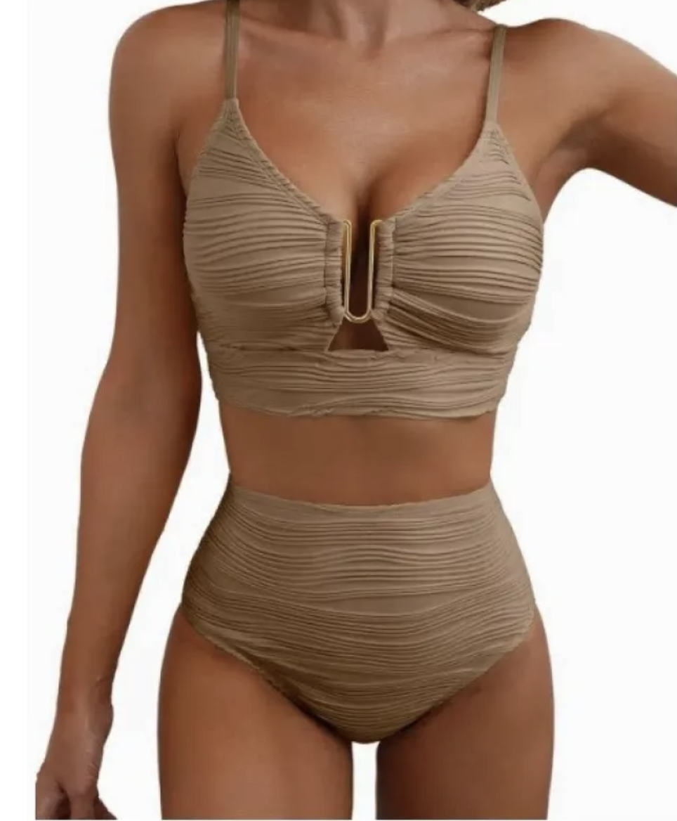 Margaret | V-neck Hollow Swimsuit
