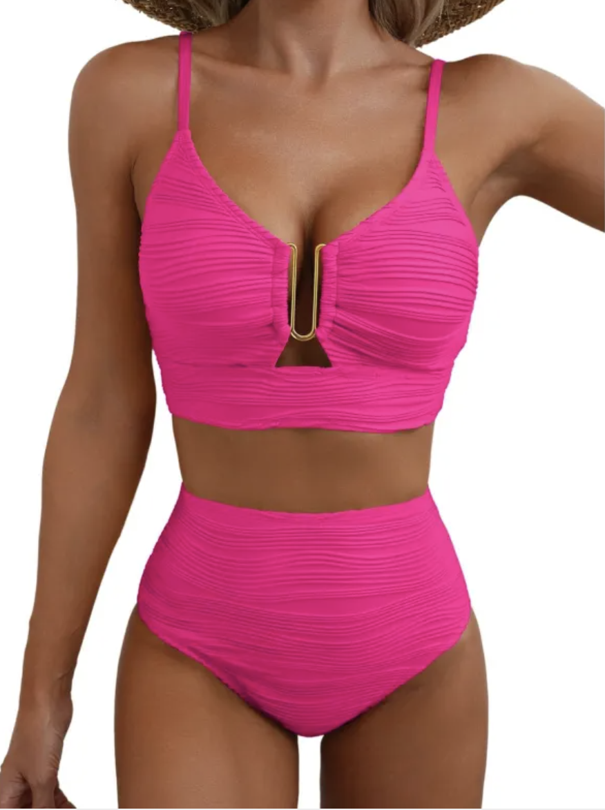 Margaret | V-neck Hollow Swimsuit
