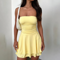 Mary | Tube-top Short Dress