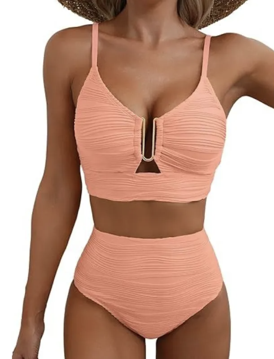 Margaret | V-neck Hollow Swimsuit