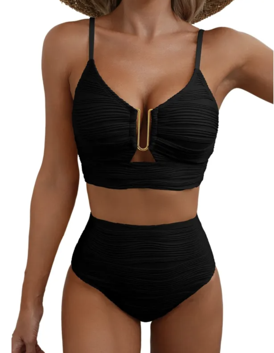 Margaret | V-neck Hollow Swimsuit