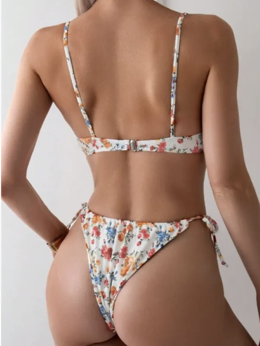 Eleanor | Fresh Floral Bikini Swimsuit