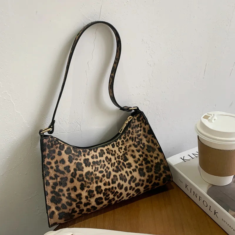 Dakota | Timeless Leopard Print Underarm Handbag
