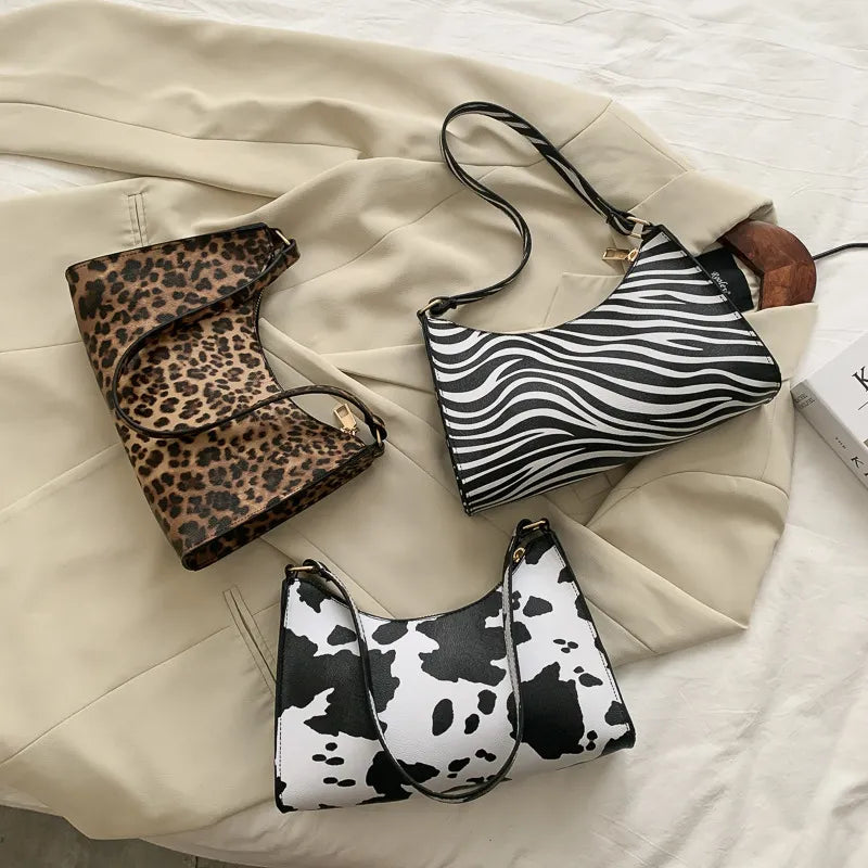 Dakota | Timeless Leopard Print Underarm Handbag